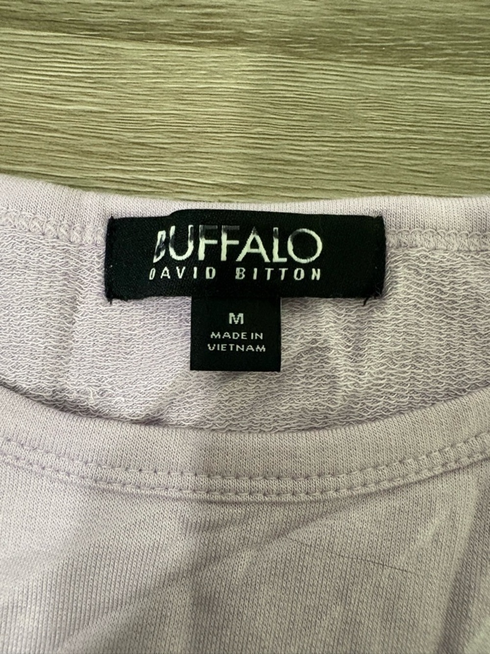 Buffalo David Bitton short sleeve Soft Lilac Boxy Tee - Picture 2 of 6